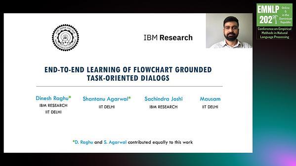 End-to-End Learning of Flowchart Grounded Task-Oriented Dialogs