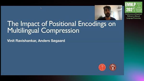 The Impact of Positional Encodings on Multilingual Compression