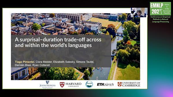 A surprisal--duration trade-off across and within the world's languages