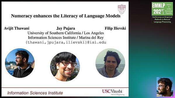 Numeracy enhances the Literacy of Language Models