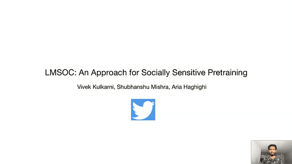 LMSOC: An Approach for Socially Sensitive Pretraining