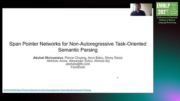 Span Pointer Networks for Non-Autoregressive Task-Oriented Semantic Parsing