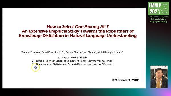 How to Select One Among All ? An Empirical Study Towards the Robustness of Knowledge Distillation in Natural Language Understanding