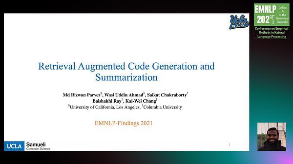 Retrieval Augmented Code Generation and Summarization