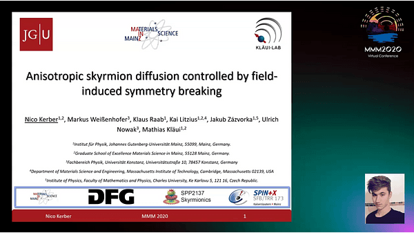Anisotropic skyrmion diffusion controlled by field-induced symmetry breaking