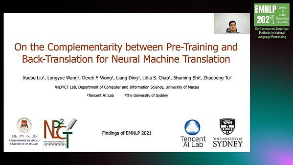 On the Complementarity between Pre-Training and Back-Translation for Neural Machine Translation