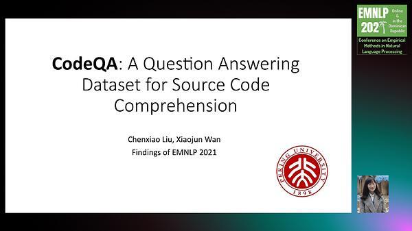 CodeQA: A Question Answering Dataset for Source Code Comprehension
