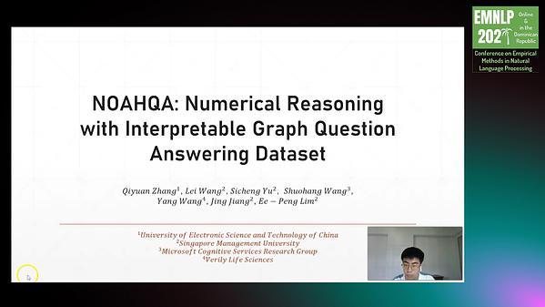 NOAHQA: Numerical Reasoning with Interpretable Graph Question Answering Dataset