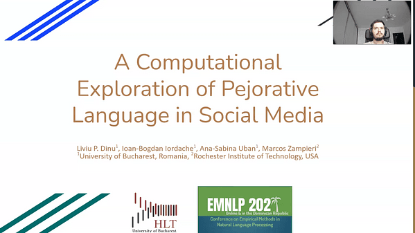 A Computational Exploration of Pejorative Language in Social Media