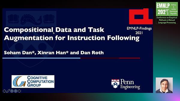 Compositional Data and Task Augmentation for Instruction Following