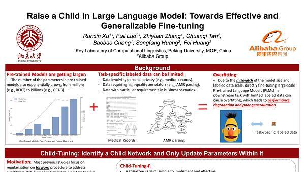 Raise a Child in Large Language Model: Towards Effective and Generalizable Fine-tuning