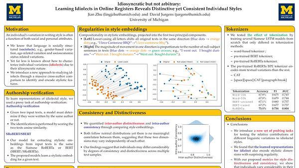 Idiosyncratic but not Arbitrary: Learning Idiolects in Online Registers Reveals Distinctive yet Consistent Individual Styles