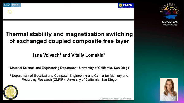 Thermal stability and magnetization switching of exchanged coupled composite free layer of perpendicular magnetic tunnel junction