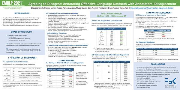 Agreeing to Disagree: Annotating Offensive Language Datasets with Annotators' Disagreement