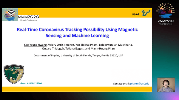 Real-Time Tracking of Coronavirus Progress Using Magnetic Sensing and Machine Learning