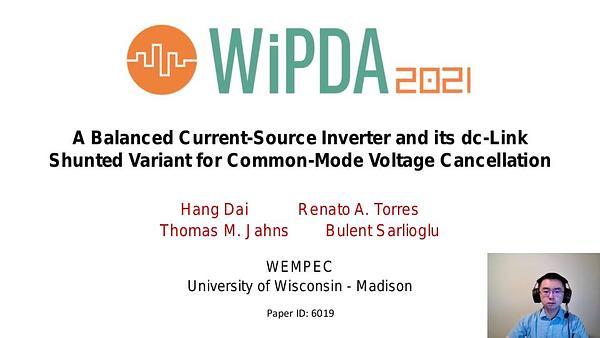 A Balanced Current-Source Inverter and its dc-Link Shunted Variant for Common-Mode Voltage Cancellation