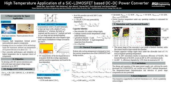 High Temperature Application of a SiC-Ldmosfet Based DC-DC Power Converter