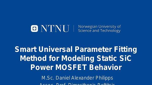 Smart Universal Parameter Fitting Method for Modeling Static SiC Power MOSFET Behavior