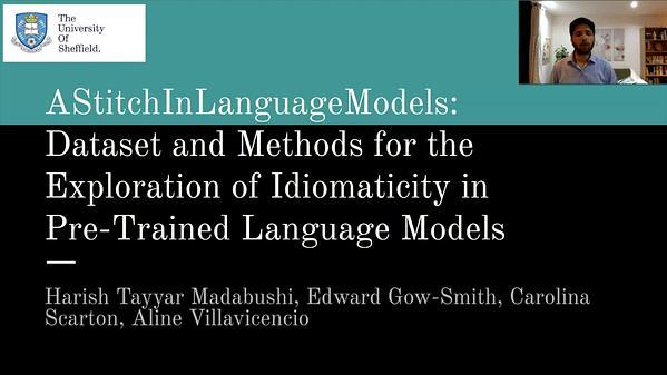 AStitchInLanguageModels: Dataset and Methods for the Exploration of Idiomaticity in Pre-Trained Language Models