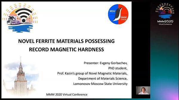 Novel ferrite materials possessing record magnetic hardness