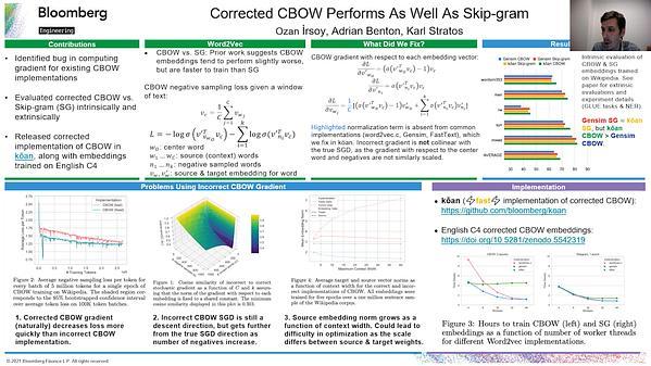 Corrected CBOW Performs as well as Skip-gram