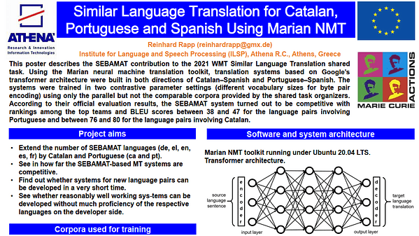 Similar Language Translation for Catalan, Portuguese and Spanish Using Marian NMT
