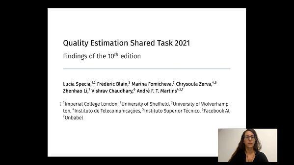 Findings of the WMT 2021 Shared Task on Quality Estimation