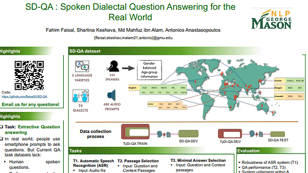 SD-QA: Spoken Dialectal Question Answering for the Real World