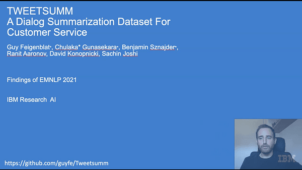 TWEETSUMM - A Dialog Summarization Dataset for Customer Service