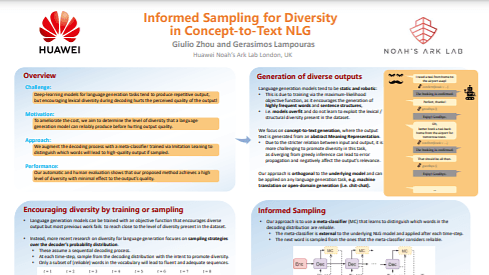 Informed Sampling for Diversity in Concept-to-Text NLG