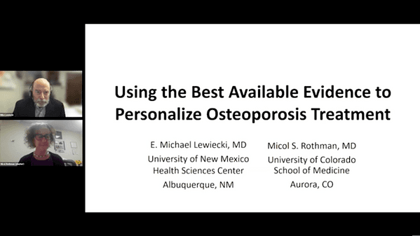 Using the Available Evidence to Personalize Osteoporosis Treatment