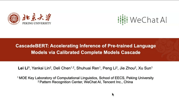 CascadeBERT: Accelerating Inference of Pre-trained Language Models via Calibrated Complete Models Cascade