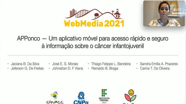 APPonco - Um aplicativo móvel para acesso rápido e seguro à informação sobre o câncer infantojuvenil