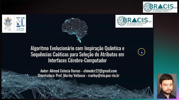 Algoritmo Evolucionário com Inspiração Quântica e Sequências Caóticas para Seleção de Atributos em Interfaces Cérebro-Computador