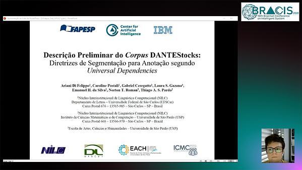 Descrição Preliminar do Corpus DANTEStocks: Diretrizes de Segmentação para Anotação segundo Universal Dependencies