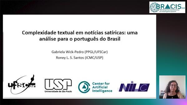 Complexidade textual em notícias satíricas: uma análise para o português do Brasil