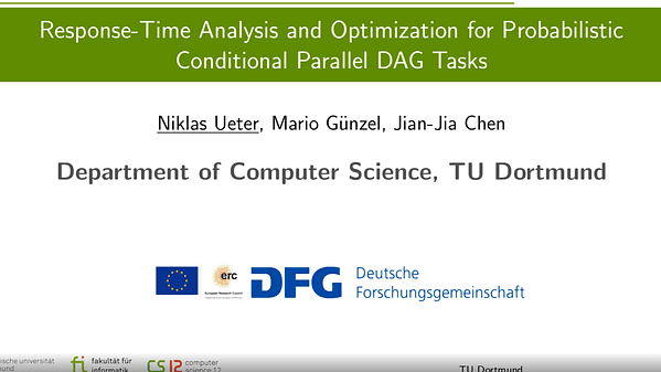 Response-Time Analysis and Optimization for Probabilistic Conditional Parallel DAG Tasks