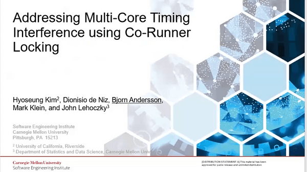 Addressing Multi-Core Timing Interference using Co-Runner Locking