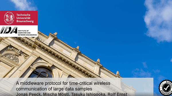 A middleware protocol for time-critical wireless communication of large data samples