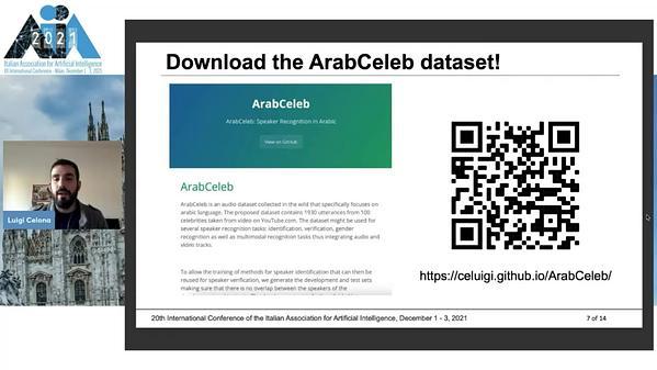 ArabCeleb: Speaker Recognition in Arabic