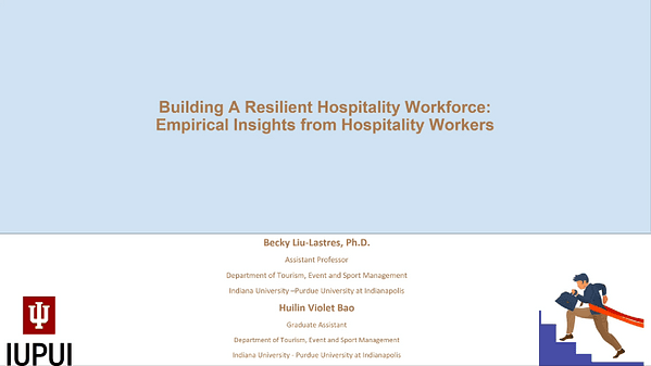 Building a resilient hospitality workforce: Empirical insights from hospitality workers