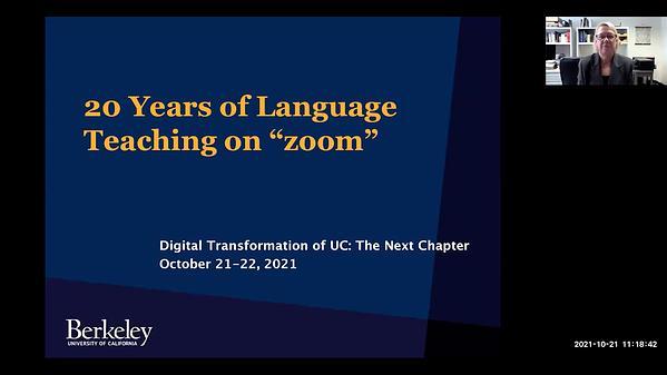 20 Years of Language Teaching on ''zoom''