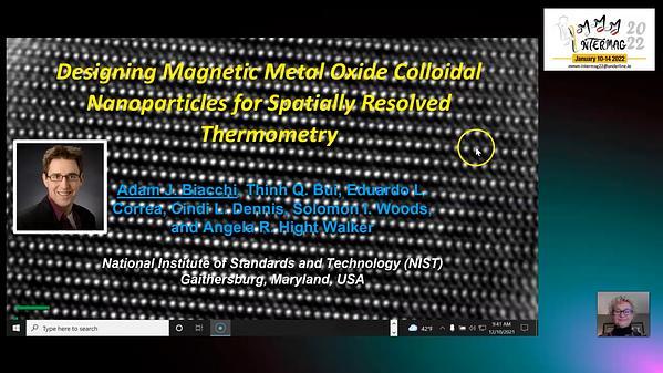 Designing Magnetic Metal Oxide Colloidal Nanoparticles for Spatially Resolved Thermometry