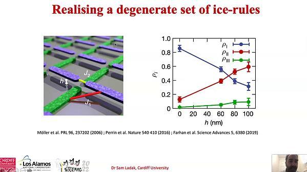Magnetic charge propagation upon a 3D artificial spin-ice