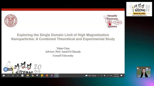 Exploring the Single Domain Limit of High Magnetization Nanoparticles: A Combined Theoretical and Experimental Study