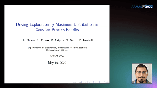 Driving Exploration by Maximum Distribution in Gaussian Process Bandits