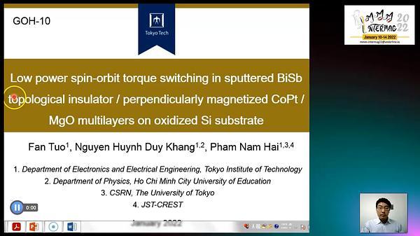 Low power spin-orbit torque magnetization switching in all-sputtered BiSb topological insulator / perpendicularly magnetized CoPt / MgO multilayers on Si substrate