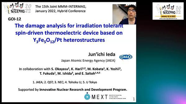The damage analysis for irradiation tolerant spin-driven thermoelectric device based on Y3Fe5O12/Pt heterostructures