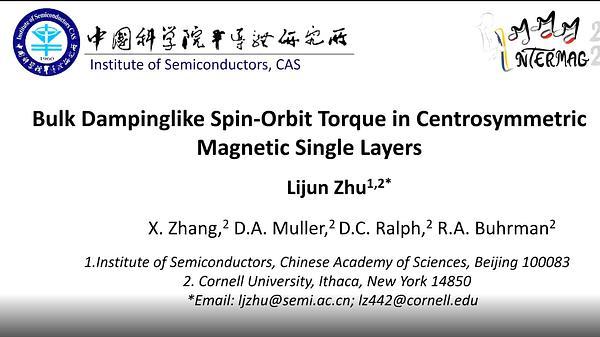 Bulk spin-orbit torques in centrosymmetric magnetic single layers