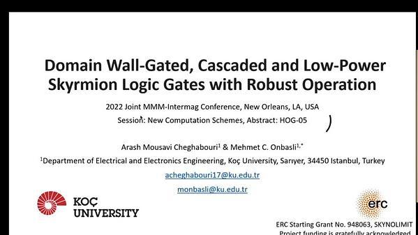 Domain Wall-Gated, Cascaded and Low-Power Skyrmion Logic Gates with Robust Operation